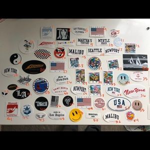 PICK YOUR OWN BRANDY MELVILLE STICKER PACK!